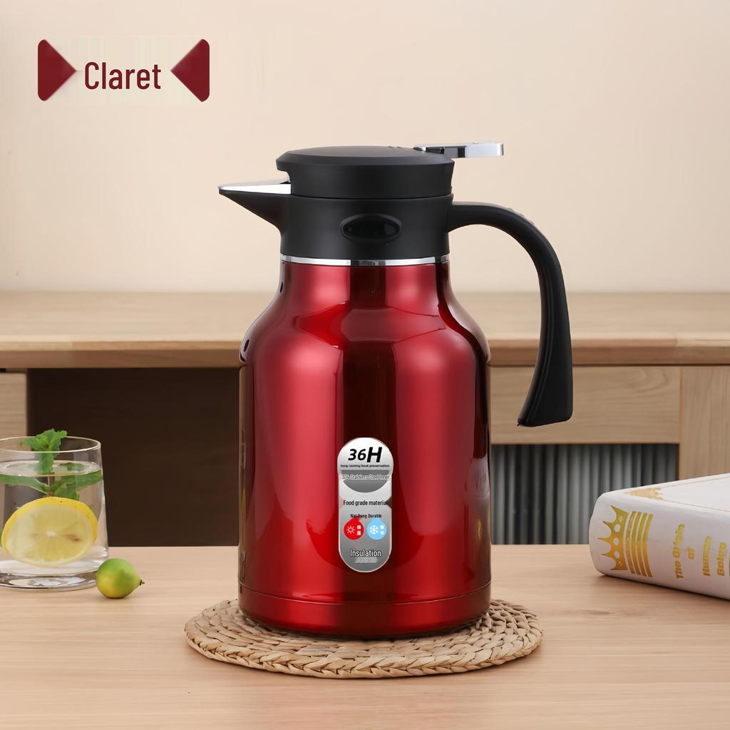 304 Stainless Steel Double-Layer Vacuum Insulated Hot Water Bottle - Large Capacity Flask for Home and Hotel