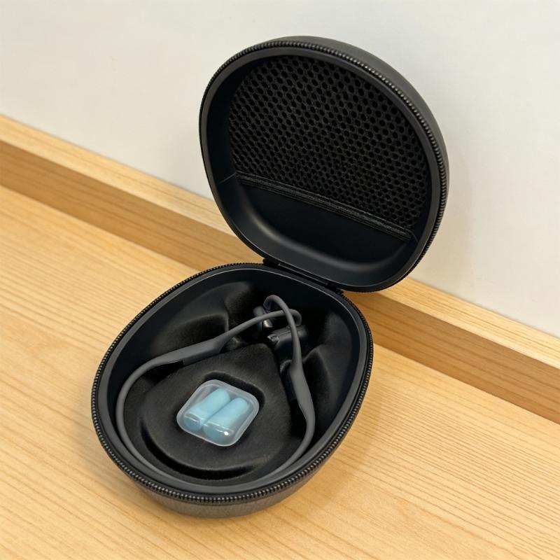 Protective Carrying Case for AS600/650/700 Open Ear Wireless Headphones EVA Material and Travel Ready