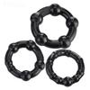 3 Pcs Cock Ring Sex Toys For Men Delay Ejaculation Lasting Durable Silicone Penis Rings Enlarge Enhance Erection Adult Supplies
