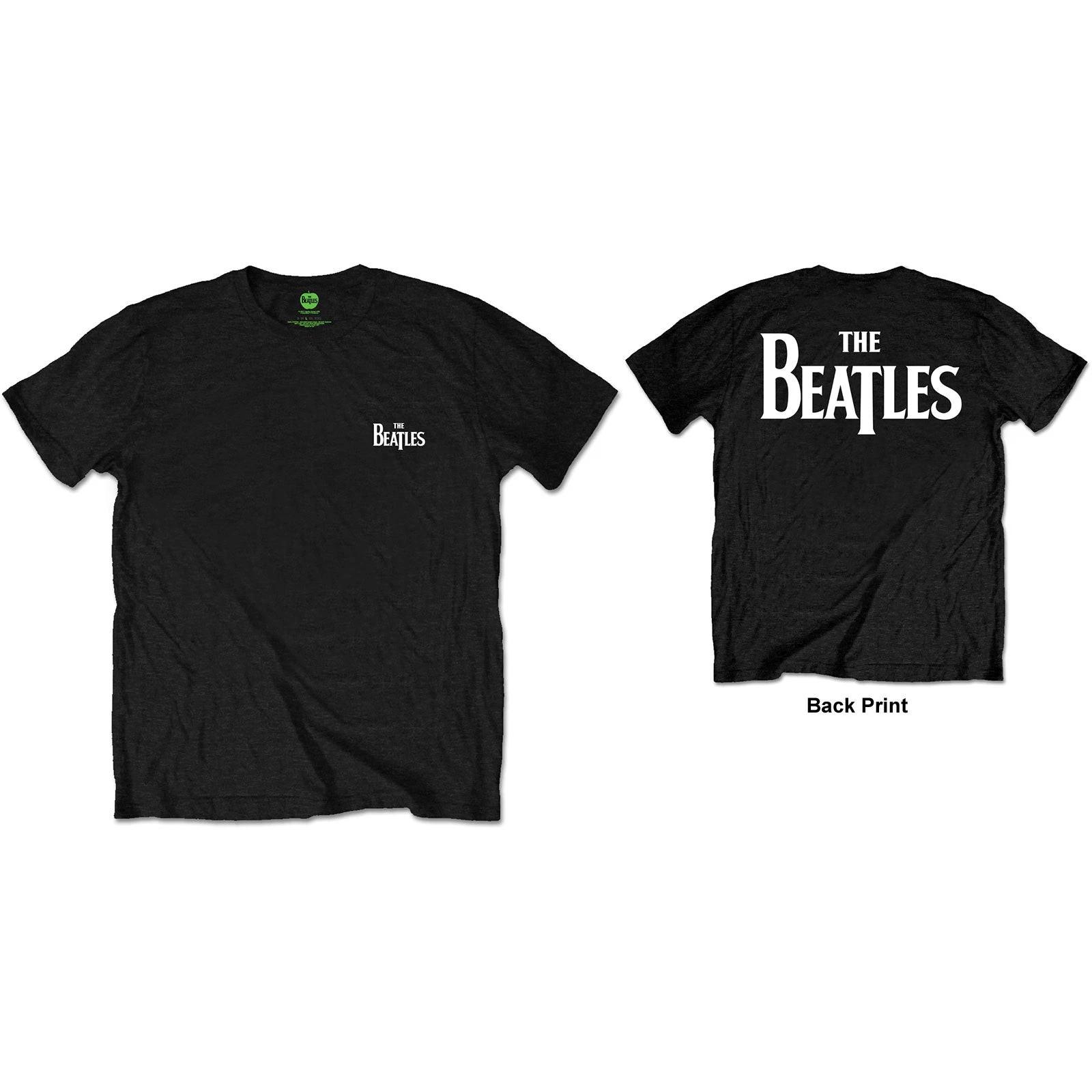 Футболка The Beatles: Логотип Drop T (Принт на спине/Розничная упаковка) ОФИЦИАЛЬНАЯ НОВОСТЬ S