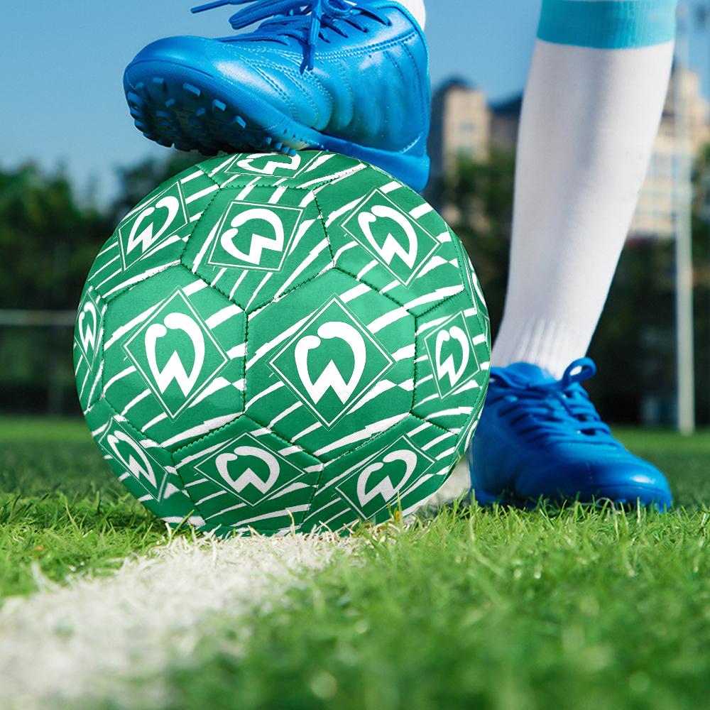 Green Bremen Emblem Size 5 Soccer Balls, Anti-Slip, Protective Football, Outdoor Sport, a Unique Gift Suitable for Him/her, Birthdays