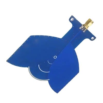 Black UWB Antennas 1.1GHz-9GHz Ultra Wideband Antennas High Gains Radio Transmit Receive Antennas