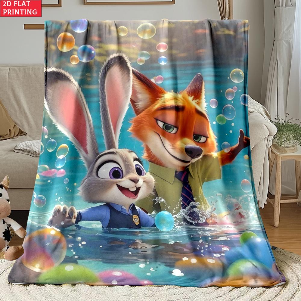 Judy & Nick Thin Flannel Blanket for Bedrooms,Living Rooms,Sofas Blankets,Lunch Breaks,Picnics,blankets Fluffy Blanket