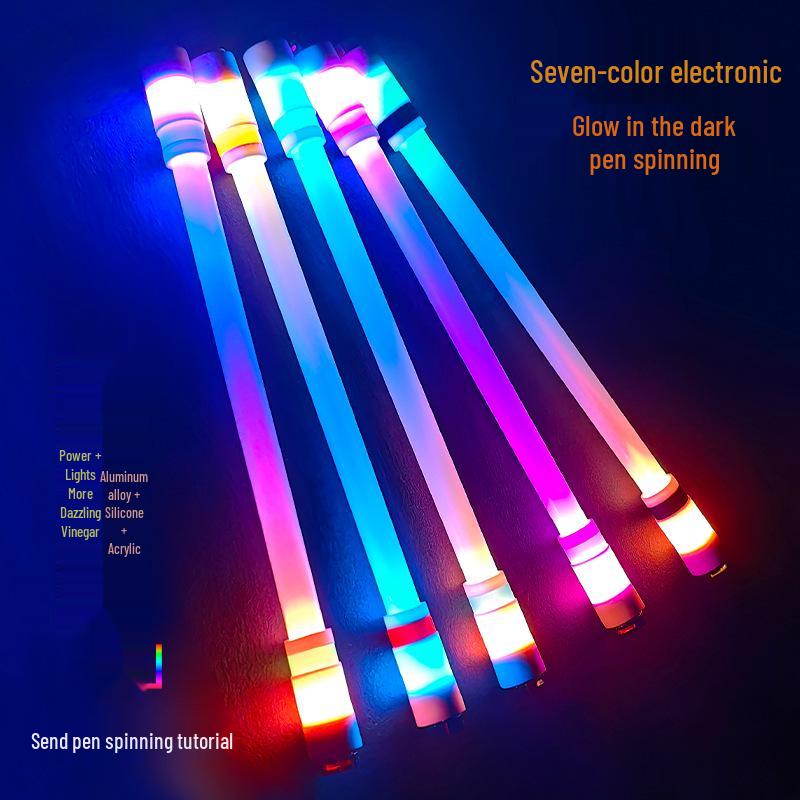 Bright Fun Light-Up Fidget Spinner Pen A38 - Beginner & Newbie-Friendly, Drop-Resistant, Special Edition Spinner Pen