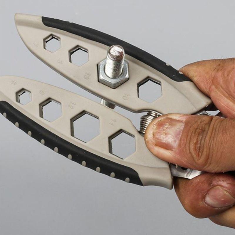 7-inch Multifunctional Wire Stripping Pliers, Electrician Special Tools For Wire Cutting, Pulling, Pressing, Winding Screwing