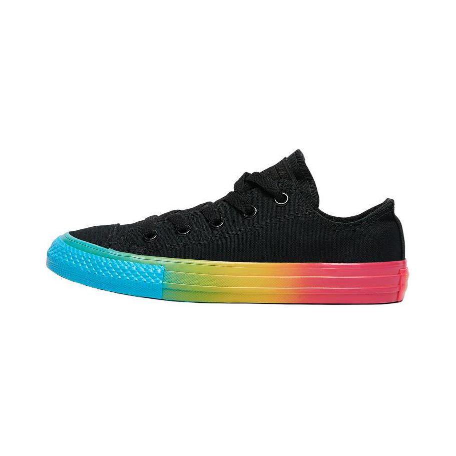 

Converse All Star Ox Low Top Kids Canvas Shoes Kids Sneakers Black Blue Yellow 664199F 35