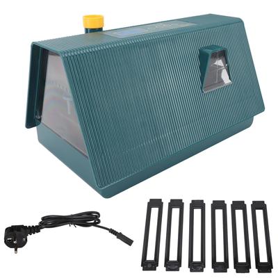 Egg Incubator for 10 Chicken Eggs Fully Automatic Egg Hatching Machine with Light Temperature