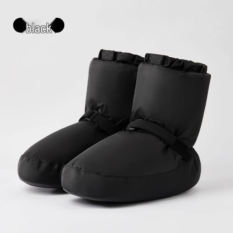 

Дорослі та дитячі теплі балетні черевики для практики - М яка підошва, Потовщена бавовна для зимових танців S (36-38)