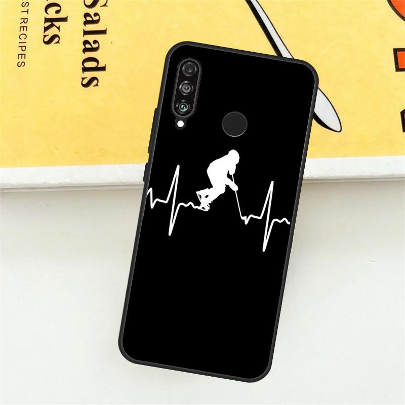 Ice Hockey Player For Huawei Nova 11i 8i 7i 3i Nova 10 9 SE 5T Y60 Y70 Y90 Y61 Y91 P20 P40 Lite P30 Pro Case