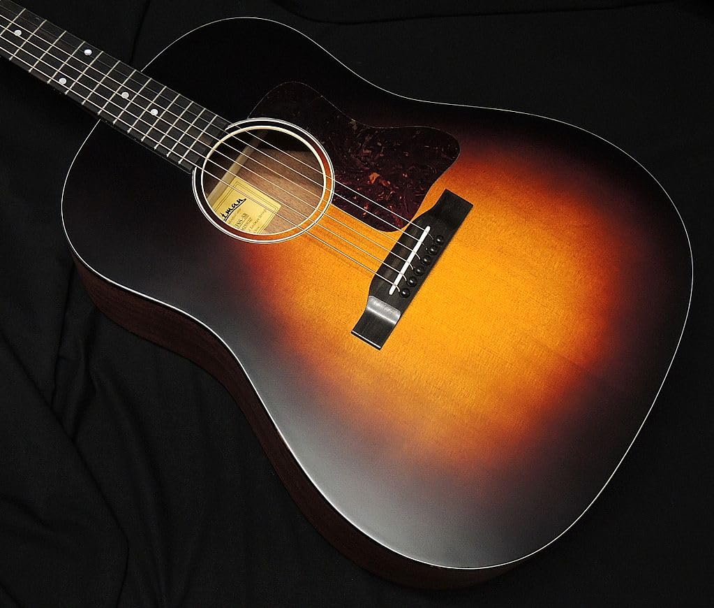 Eastman Type Acoustic Guitar Sunburst All Solid Wood Round Shoulder E1-SS-SB J-45