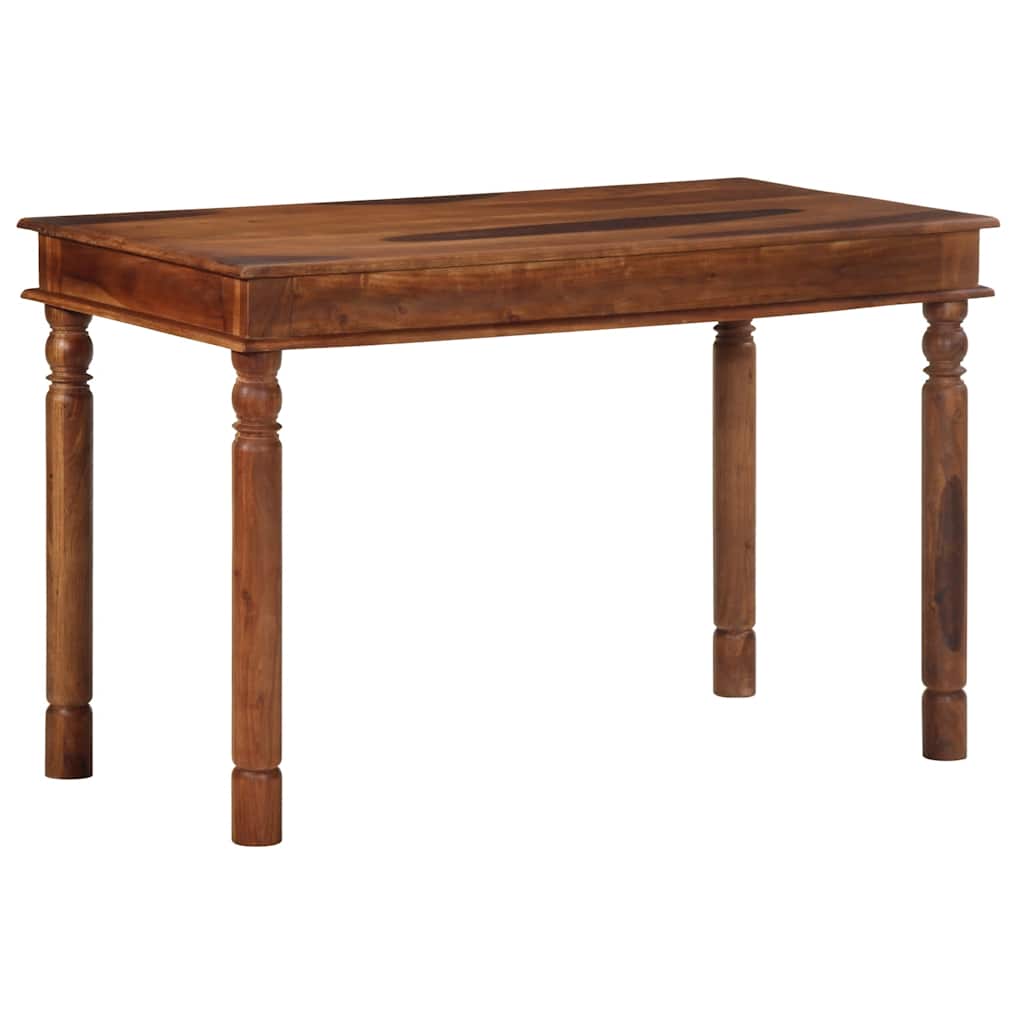 Dining Table 120 * 60 * 77 Cm Solid Acacia Wood