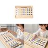 Wooden Educational Puzzle Board Toy With Sorting Logic For Preschool Kids Gift