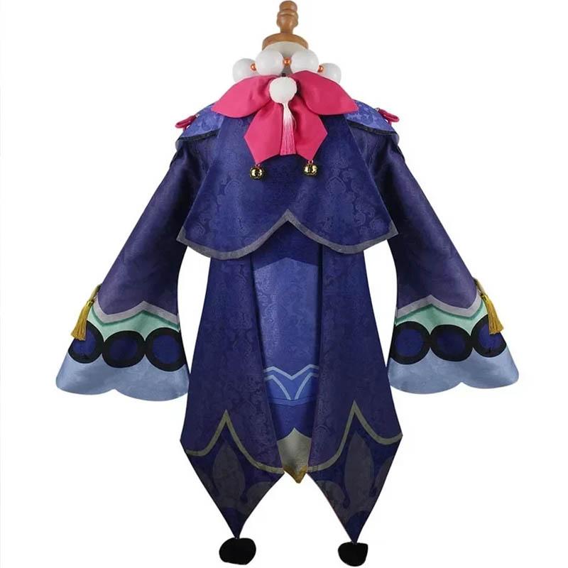 Qiqi Cosplay Costume Zombie Qi Qi Dress With Hat Spells Socks Halloween Clothes Qi Qi Outfits For Comic Con