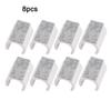 8pcs Chair Furniture Gliders 25mm U-shaped Foot Pad With Pre-assembled Felt Pads For Protecting Floors And Reducing Noise