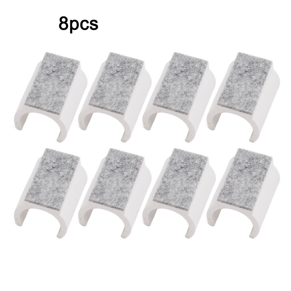 8pcs Chair Furniture Foot Pad Gliders 25mm For Protecting Floors Reducing Noise Wool Felt Furniture Foot Protective Pad