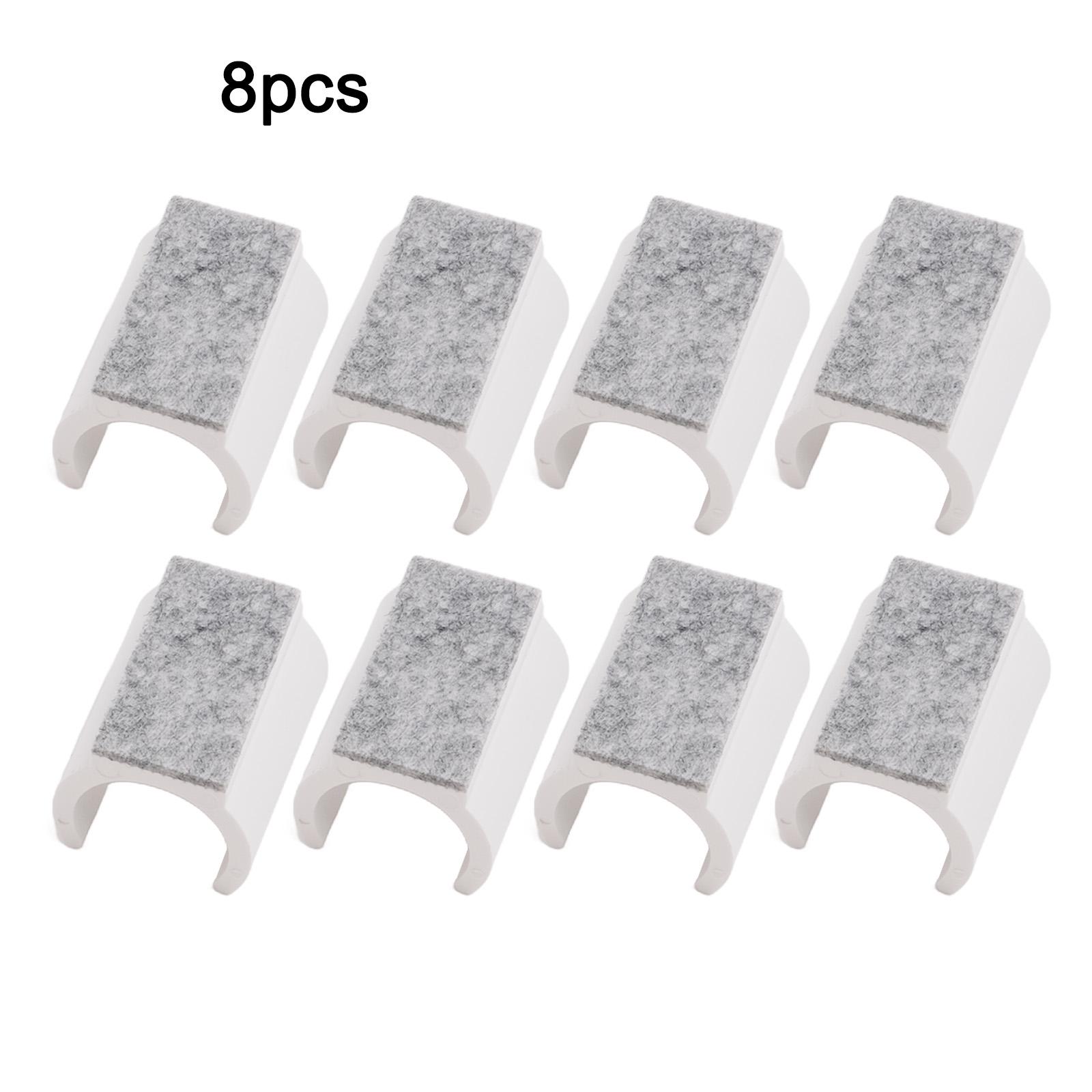 

8pcs Chair Furniture Gliders 25mm U-shaped Foot Pad With Pre-assembled Felt Pads For Protecting Floors And Reducing Noise 22mm