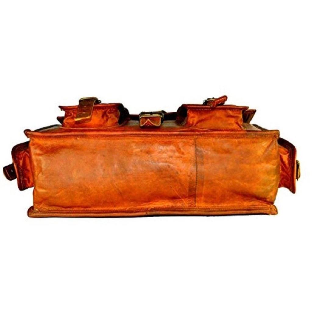 Men's New Messenger Handmade Briefcase Bag Satchel Leather Vintage Laptop