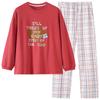 Pajamas Women'S Spring And Autumn Cotton Long Sleeve Women'S Cotton Four Seasons Air Conditioning Clothing Homewear Set