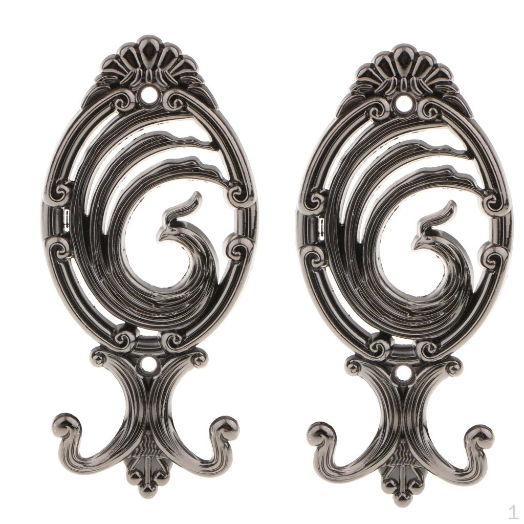 

Shape Curtain Tieback Hooks Black