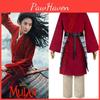 Elegant Hua Mulan Chinese Hanfu Cosplay Costume For Women And Girls With Full Set Wig