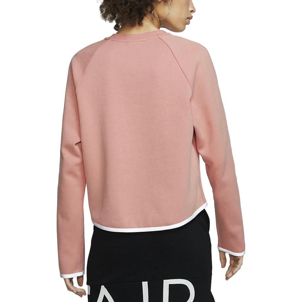 (WMNS) AS W Nike Sportswear TCH FLC Crew PINK QUARTZ Women's BV3452-606