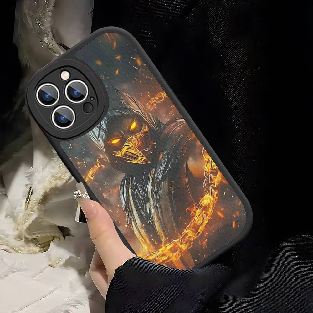 

Fighting Games Mortal Kombat Phone Case Hard Leather For IPhone 16 15 14 13 12 Mini 11 14 Pro Max Xs X Xr 7 8 Plus Fundas iPhone 15
