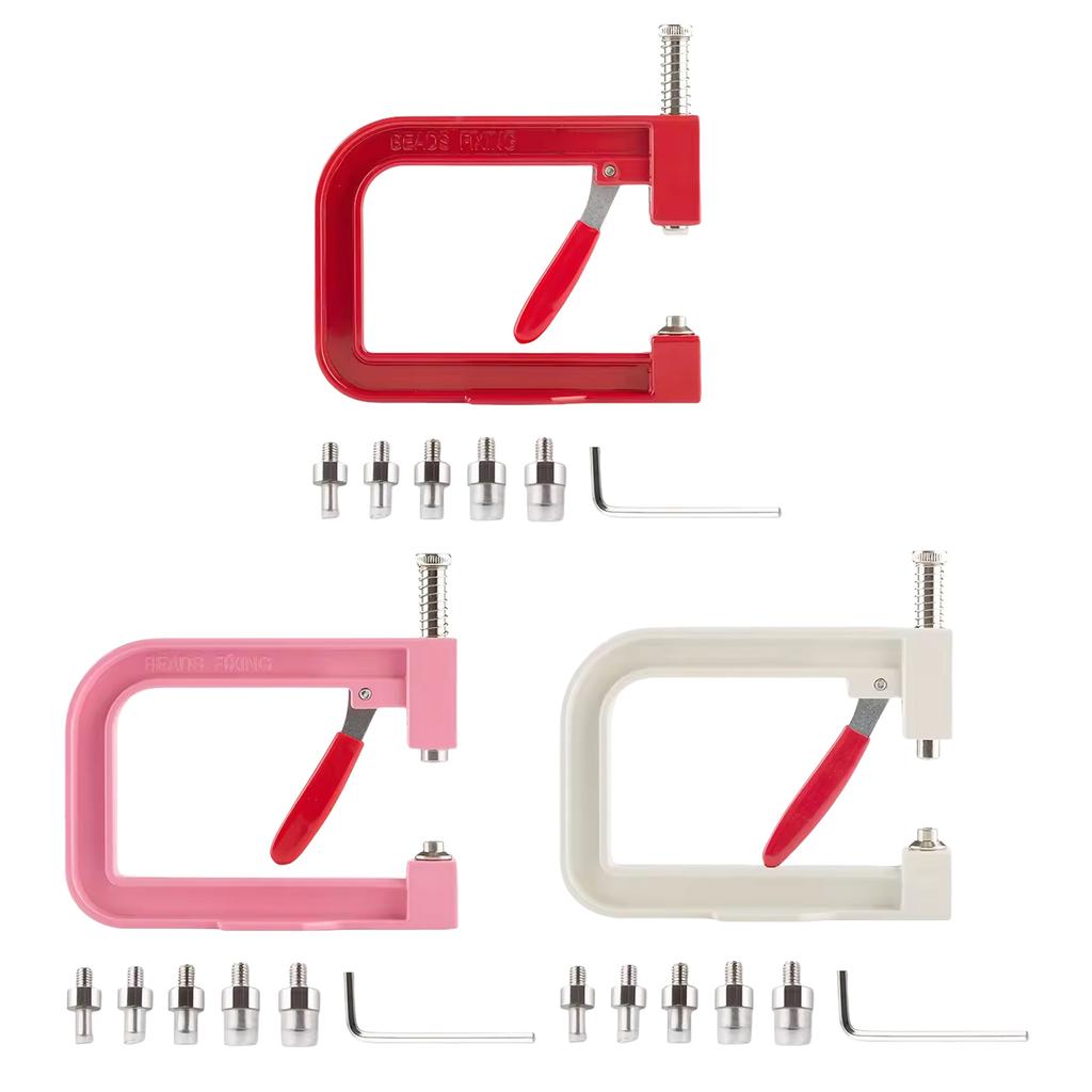 Handheld Automatic Beading Device Efficient Jewelry Crafting Tool Alloy Beading Machine for Jewelry Crafting Enthusiasts