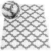 Dywan do salonu shaggy DECOR antypoślizgowy miękki puszysty modny 100x150 White Lantern