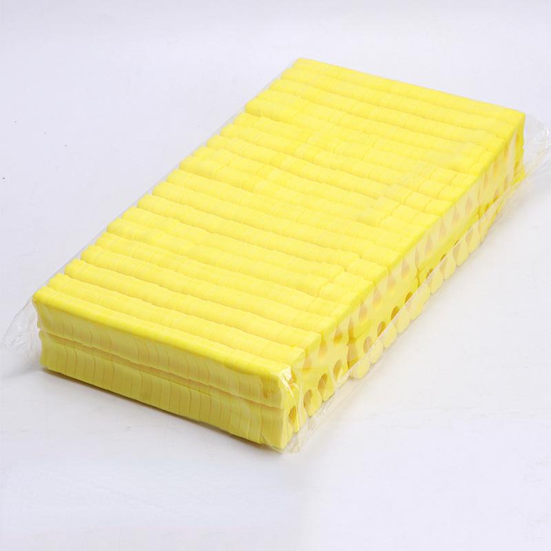 

200 шт./упак., разделители для пальцев ног, губка для ног, мягкий УФ-гель-лак, инструменты для красоты, маникюр, педикюр, наборы инструментов для ногтей жёлтый