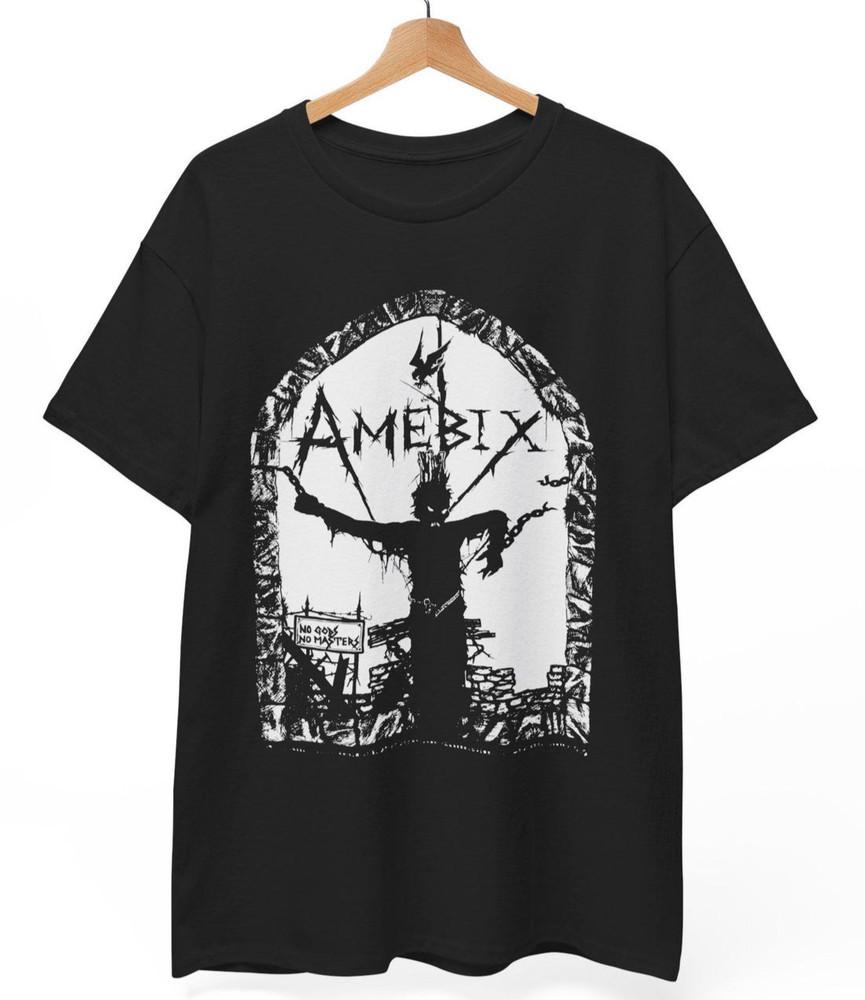 Amebix T-Shirt: Crust Punk Goth Metal Band Tee No Gods No Masters UNISEX S-5XL