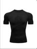 Men's White Compression Short Sleeve T-Shirt, Viking Yggdrasil Tree of Life Rune Circle Graphic Quick Dry Athletic Top for Gym Fitness & Training