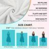 Custom Name Blanket Soft All-Season Throw With Pastel Rainbow  Hearts Design Gift For Birthdays Camping Home Decor