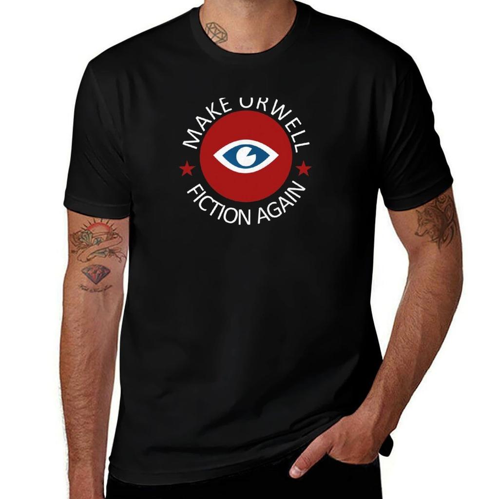 Make Orwell Fiction Again T-Shirt Unisex T-Shirts Für Unisex T-Shirts Baumwolle 100% T-Shirt