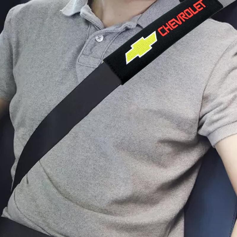 Ochraniacz na pas naramienny fotelika samochodowego do Chevrolet Silverado Onix SS Equinox Suburban Tahoe Malibu Cruze Miękki Bawełniany Pokrowiec Antypoślizgowy