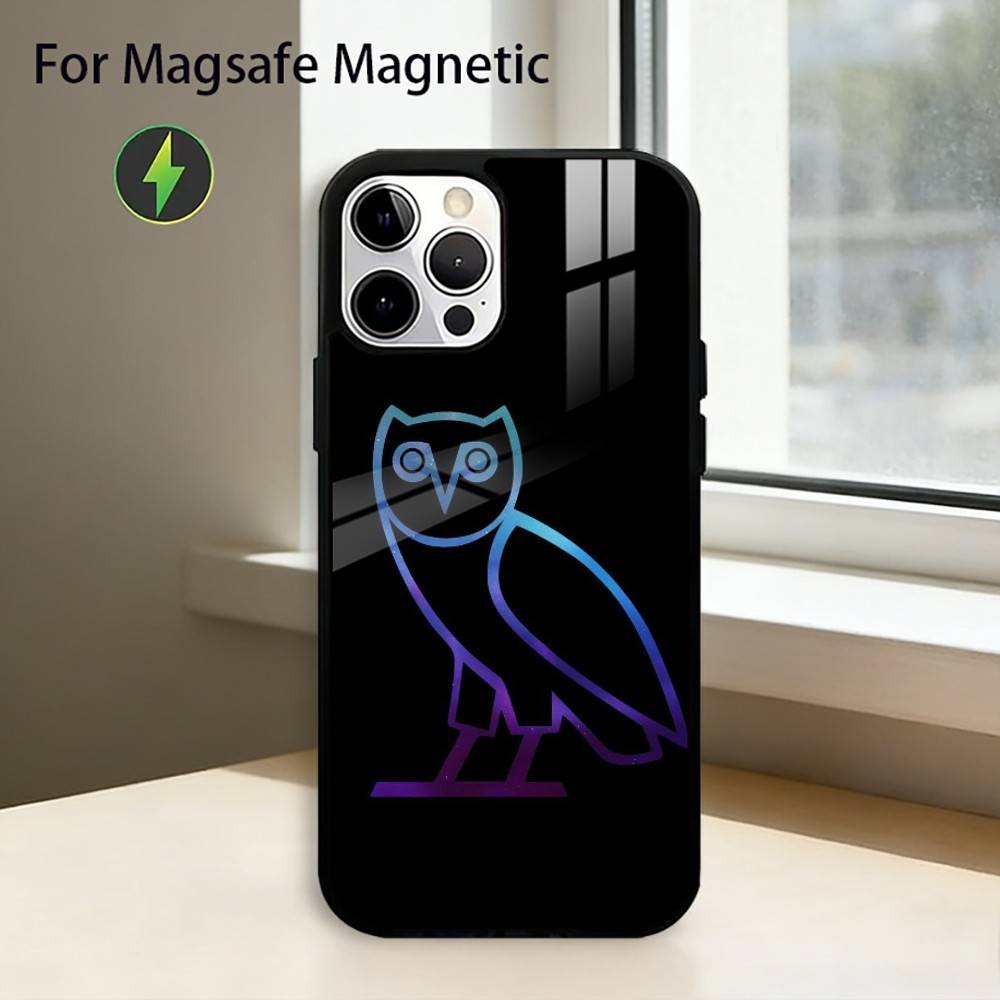 D-Drake OvO O-OWL Phone Case For iPhone17,16,15,14,13,12,11 Plus,Pro Magnetic with Magsafe Wireless Charging