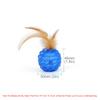 6pcs Tubular Ball Feather Ball Cat Toy Kitten Playing Pet Ball Toy