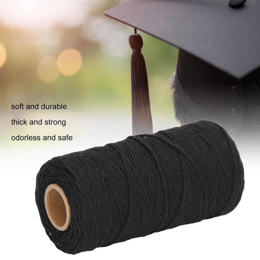 3Pcs Soft Texture Cotton Twine 984 Feet Length Packing String Durable Macrame Cord  For Gardening