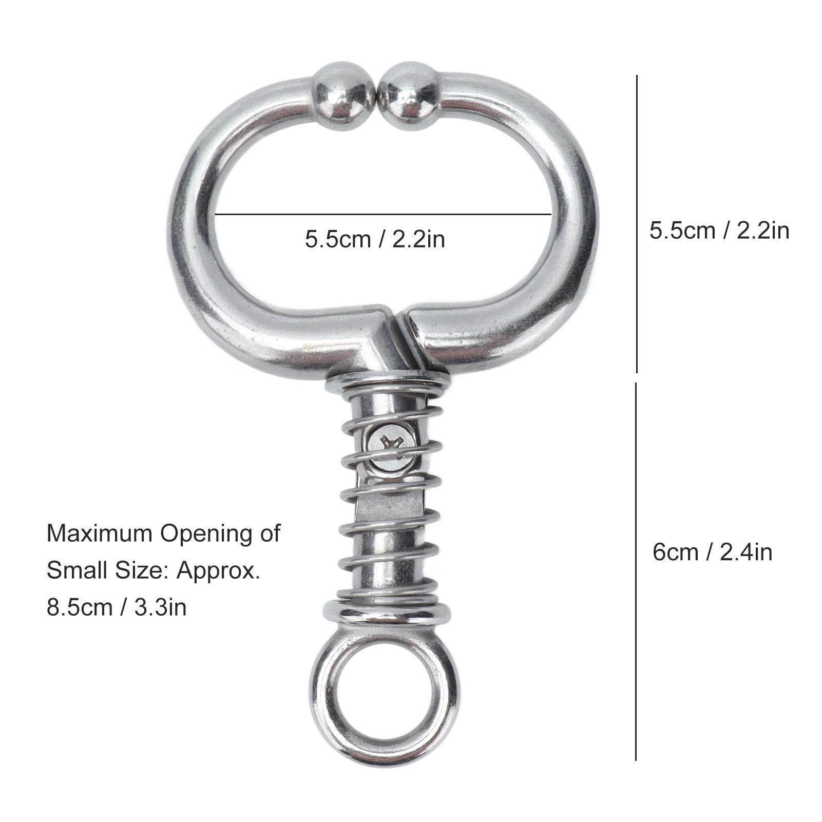 

Кольцо для носа скота Нержавеющая сталь Зажим для носа скота Бык Корова W Пружинное кольцо для носа для фермерского разведения Аксессуар