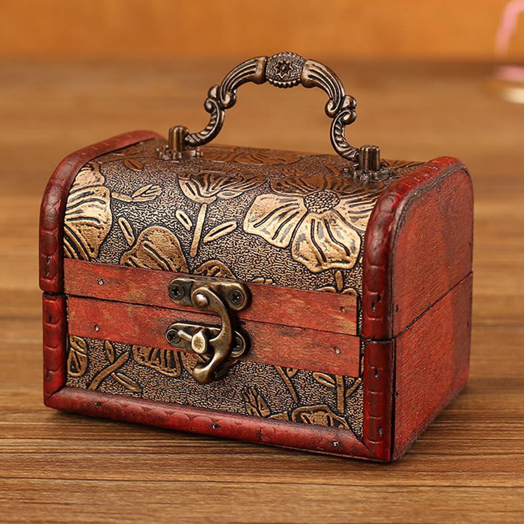 Wood Jewelry Organizers Portable Earring Display Box Necklace Storaging Case for Secure Storage and Travel Convenience
