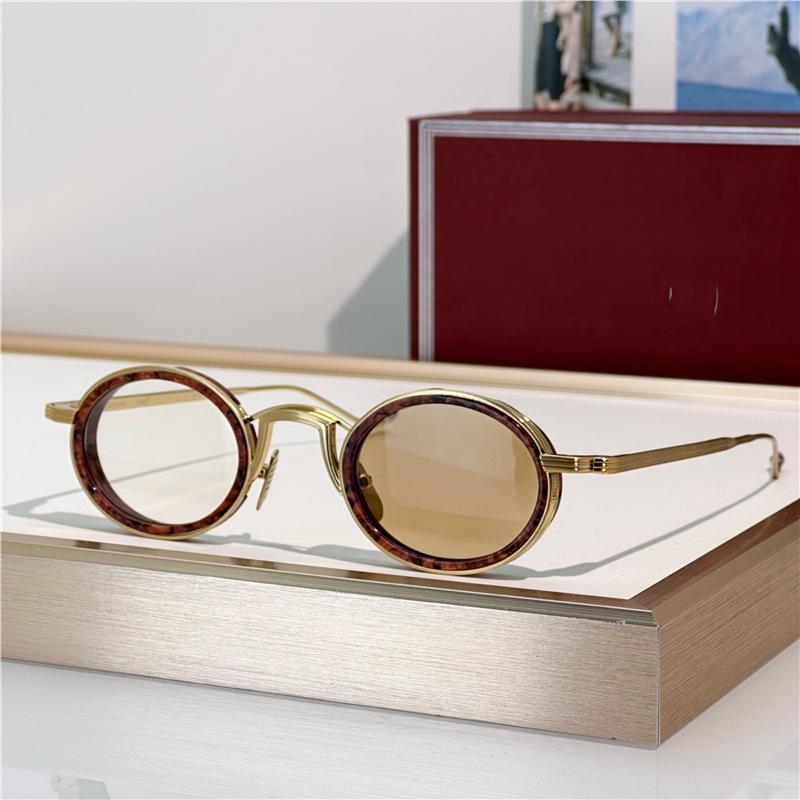 VARDA JMM Oval Metal Sunglasses: Handmade, Unisex, Trendy, Versatile for Casual Wear and Vacation Parties
