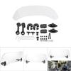Universal Motorcycle Modified Windscreen Windshield Spoiler Air Deflector Transparent