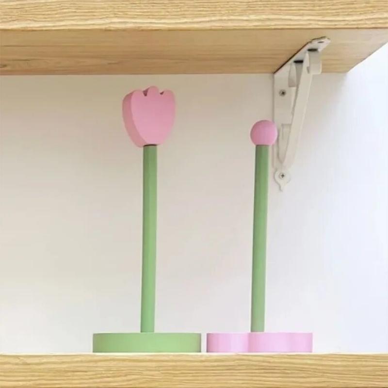 Küchenrollenpapierständer aus Holz, kreativer Handtuchhalter mit Blumenmuster, Badezimmer-Tissue-Ständer, Wohnkultur, Esstisch-Serviettenständer, Ornamente