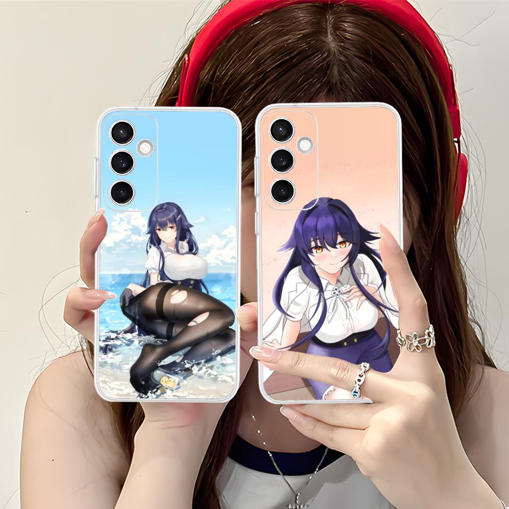 Azur Lane Azuma Mobile Phone Case for Samsung Galaxy S25 S24 S23 S22 S21Plus FE Ultra Clear Colour Protective Smartphone Luxury