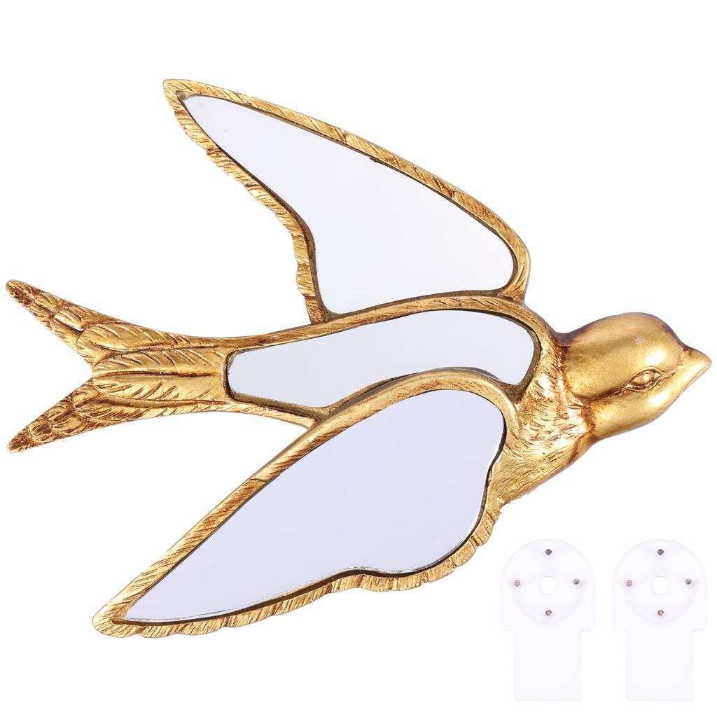 Decorative Animal Wall Mirror Creative Swallow/Dragonfly/Butterfly Shape Mirror Vintage Wall-mounted Decorative Mirrors for Home