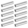 10Pcs Aluminum Alloy Column Round Female Thread Standoff Spacer Support Fasteners M4x0.7mmLong 24mm