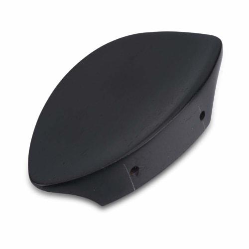 Violin Chin Rest, Ebony Wood with Cork, Ergonomic, No Sharp Edges, for 4/4 Violins, Violin Parts and Accessories