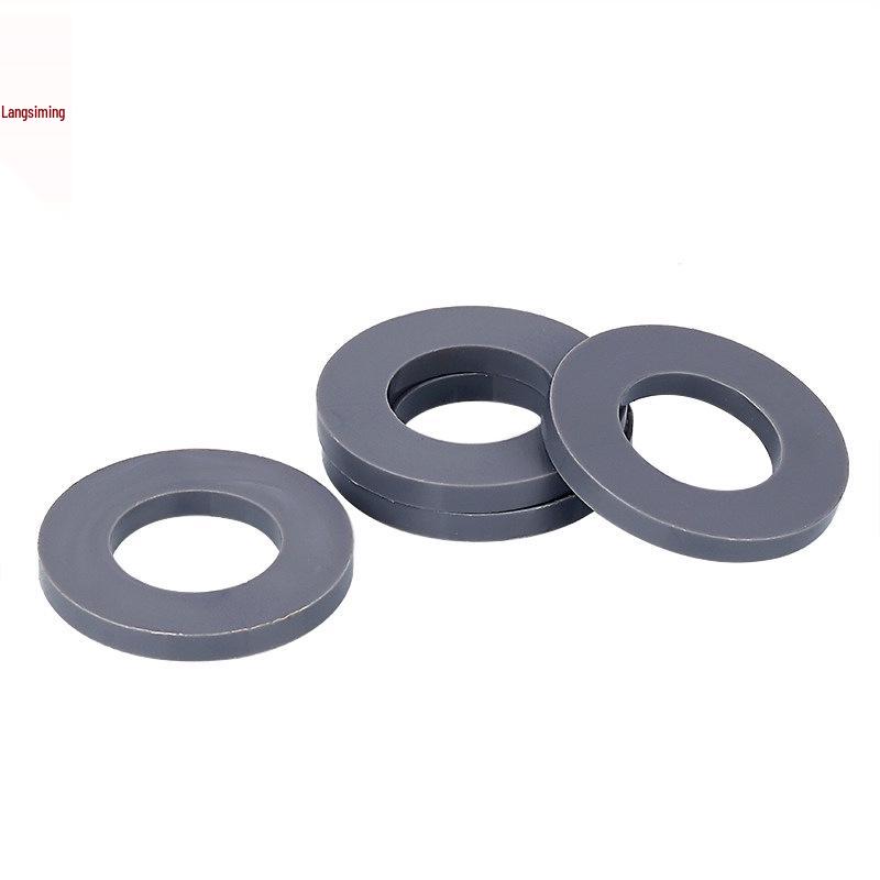 Gray PVC Flat Washer - Corrosion Resistant Plastic Gasket (M3 to M18)