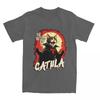 The Return Of Vampurr Catula Print T-Shirt Unisex Unisex T-Shirts Locker Übergröße Reine Baumwolle Kurzarm Anime Katze Lässig Unisex Oberteile
