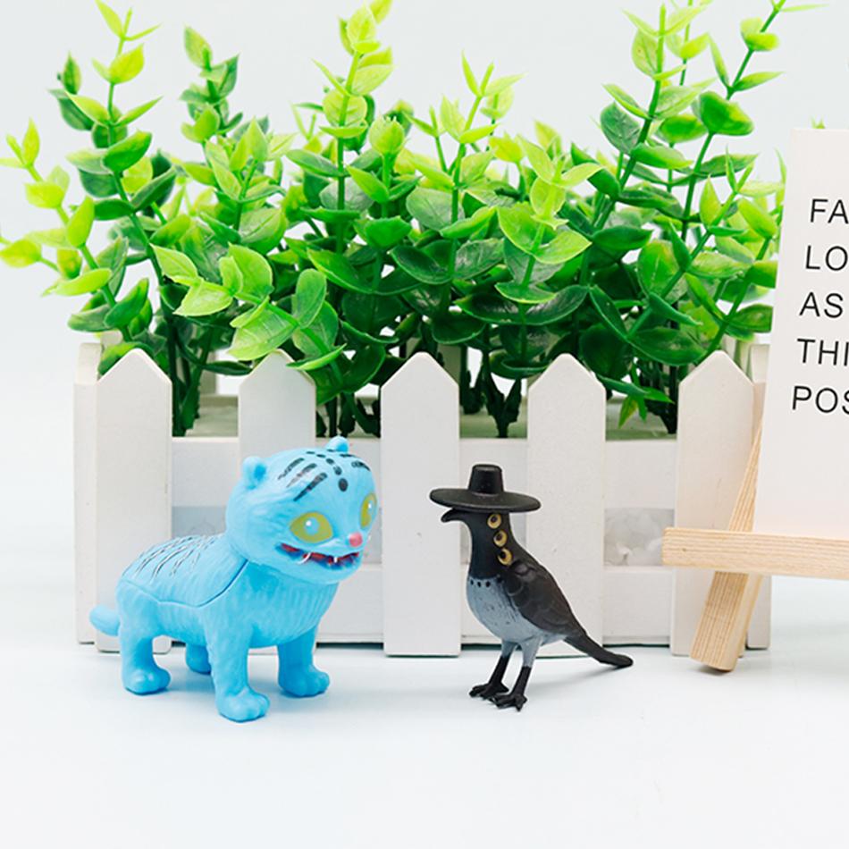 5/8/9Pcs Anime K Pop Demon Hunt Tiger Figure Blind Box Series Decoration Toy Statues Ornament for Halloween Christmas Kids Gifts
