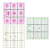 3pcs Clothes Sewing Quilting Ruler DIY Stitching Measuring Drawing Ruler 15 x 15cm